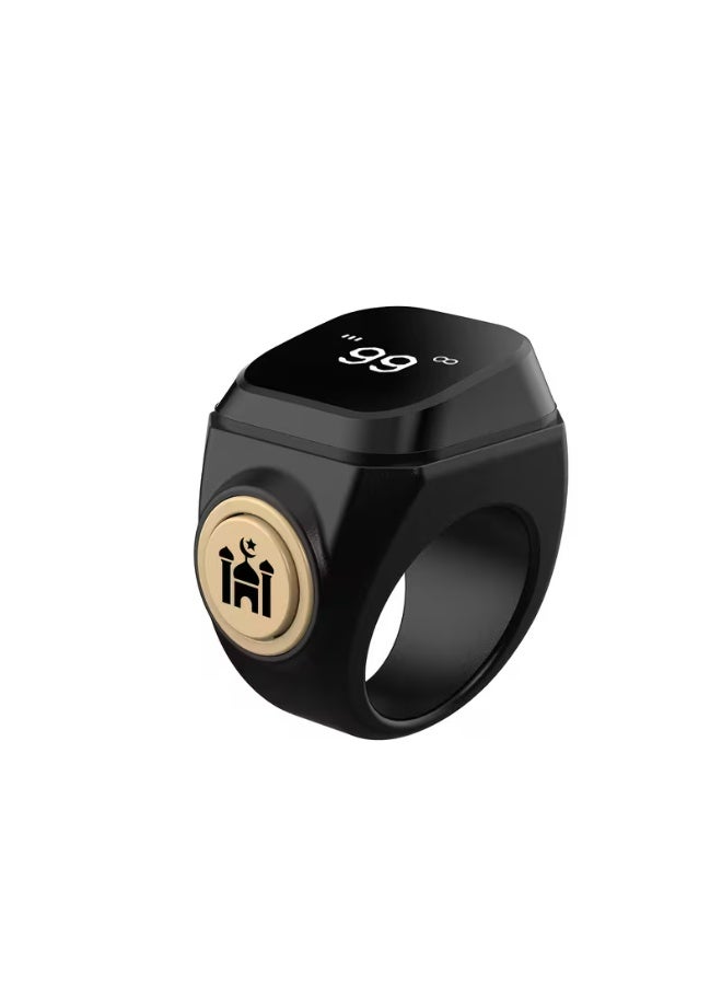 LCD Smart Ring with LCD Screen, Wireless/App-Controlled Calculator & Counter - Rechargeable Battery, Compatible for Fitness Tracker, Phone App Control, Modern Ring Design for Gym, Daily Wear, Android Smart Ring - Image 1